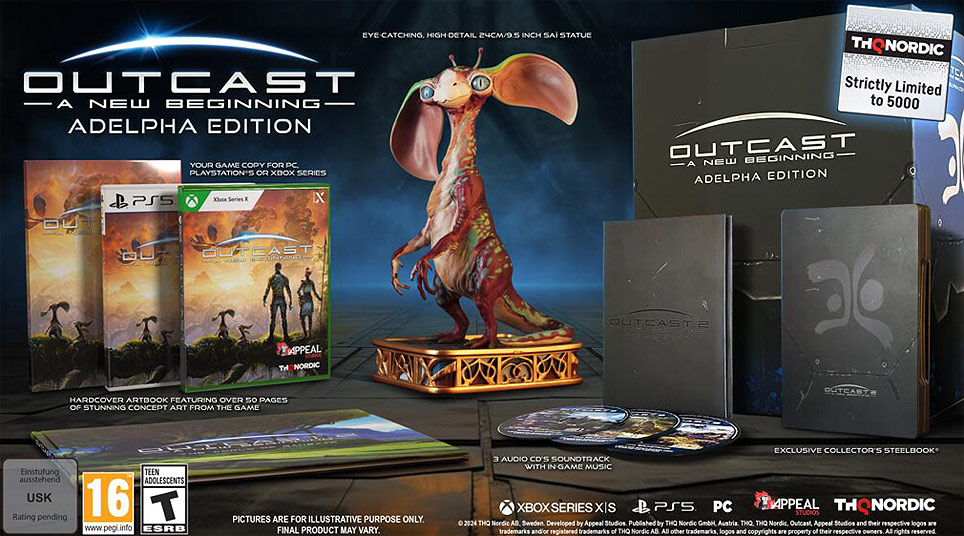 Outcast 2 new beginning coffret box collector PS5 Xbox PC