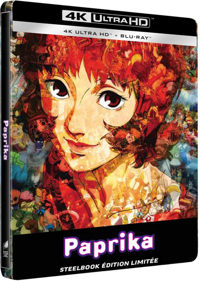paprika steelbook collector bluray 4k ultra hd edition collector limitee