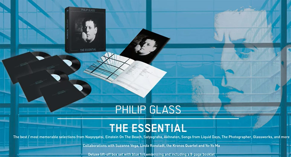philip glass edition 4 vinyles LP 4LP essential limite