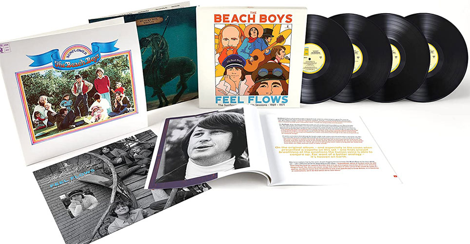 Coffret 4 LP Beach Boys sunflower tirage deluxe edition limitee