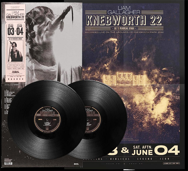 Liam Gallagher knebworth 22 edition 2LP 2023 vinyl