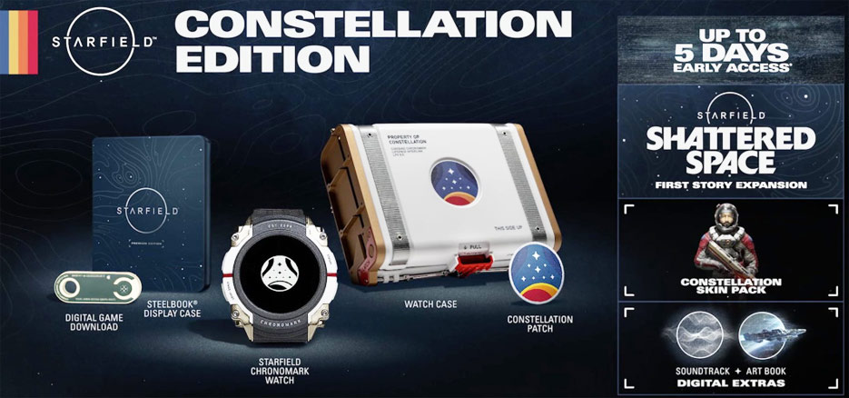 starfield xbox PC edition collector coffret box constellation edition 2023