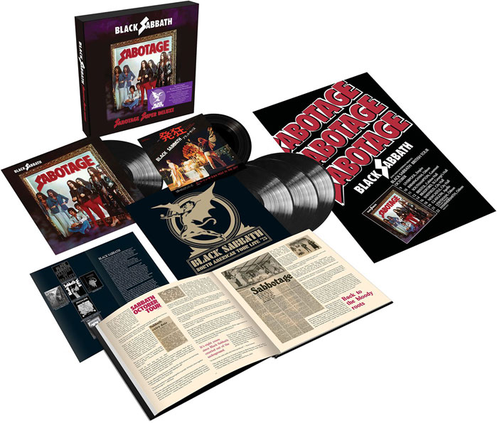 Black Sabbath coffret collector Sabotage editino deluxe limitee Vinyle LP CD