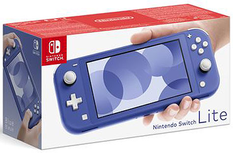 nintendo switch lite blue azur console 2021 edition limitee