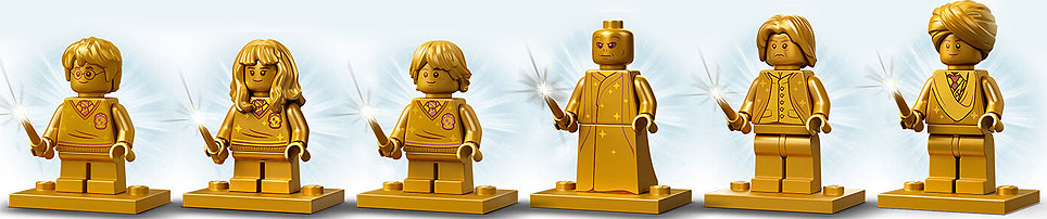 figurine lego harry potter collection 20 years 20th anniversary gold dore or 2021