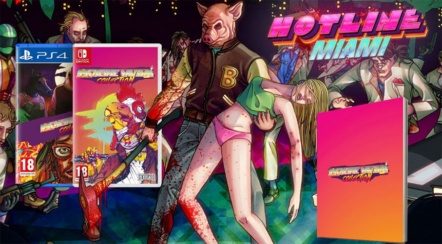 hotline miami collection edition PS4 Nintendo switch collector artbook