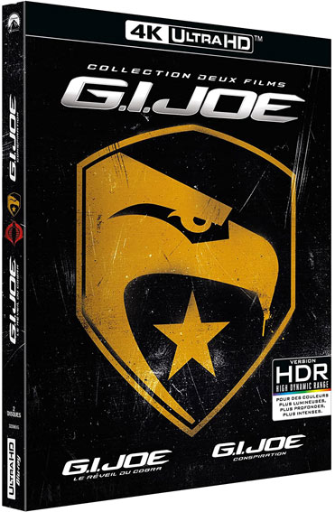 G.I Joe coffret films Blu ray 4K Ultra HD