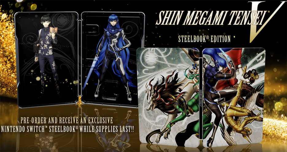 Shin Megami Tensei 5 edition steelbook collector nintendo