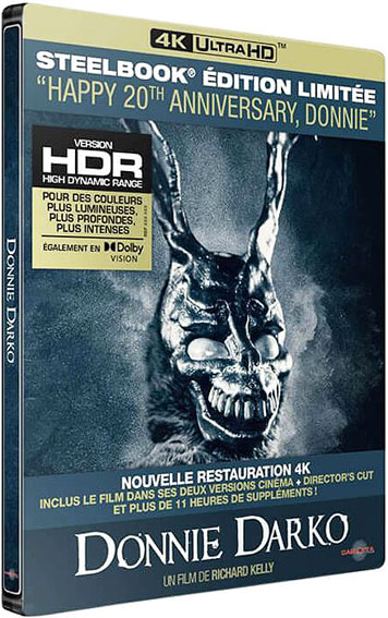 donnie darko steelbook collector Blu ray 4k ultra hd