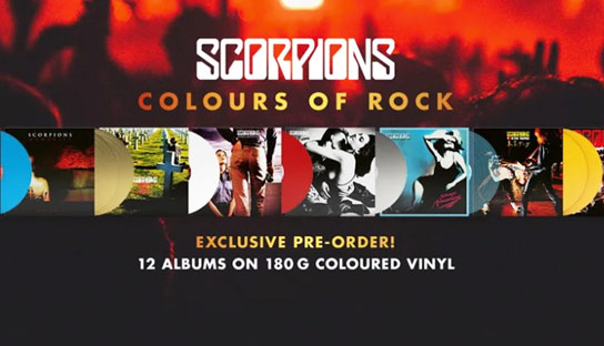 integrale album scorpions vinyl lp colore