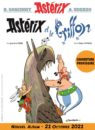 asterix et le griffon nouvel bd 2021