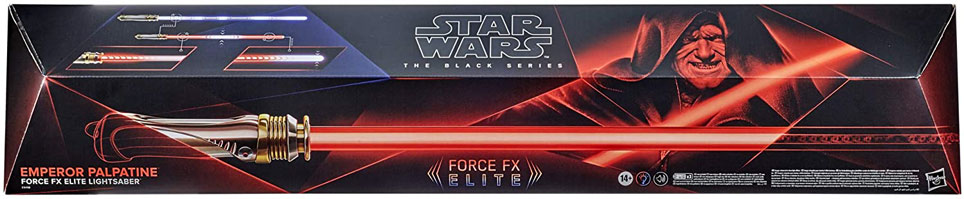 Sabre laser Star Wars fx elite palpatine empereur edition 2021 black series