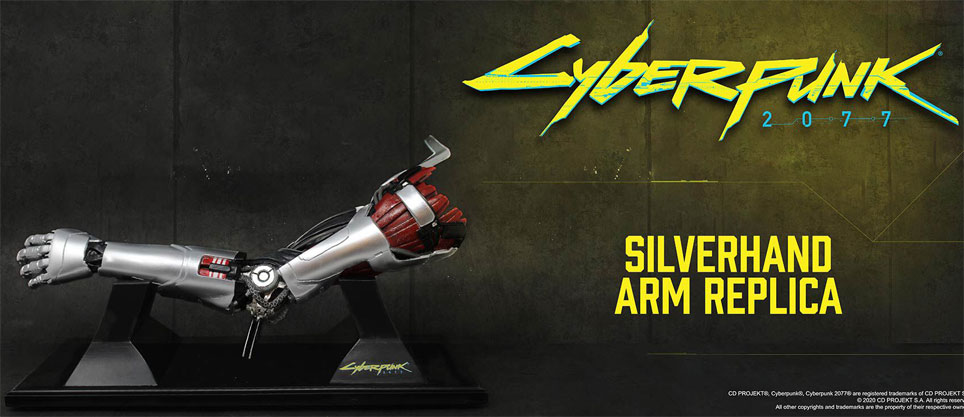 Silverhand cyberpunk 2077 arm replica