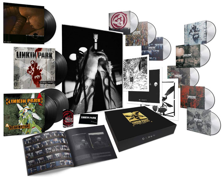 Linkin park coffret collector 20th Hybrid Theory CD Vinyle DVD deluxe edition limitee