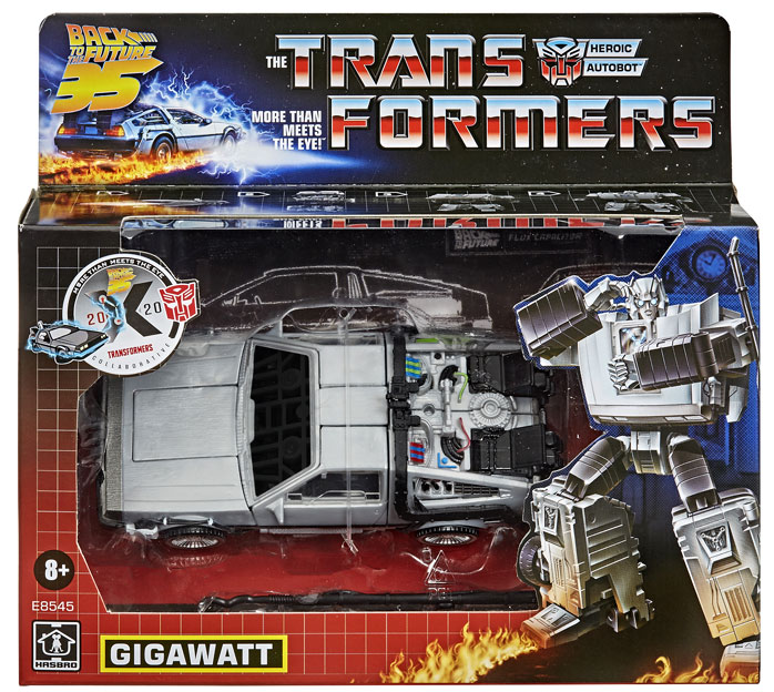 Delorean Retour vers le futur Transformers Figurine Collector