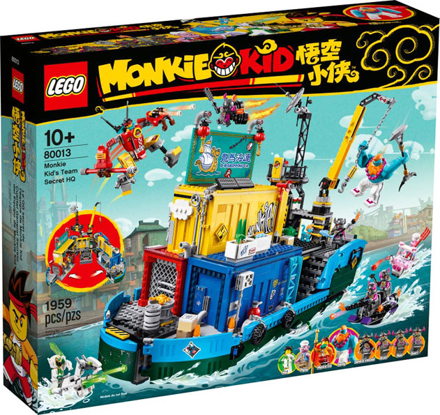 Lego QG secret Monkie Kids HQ 80013