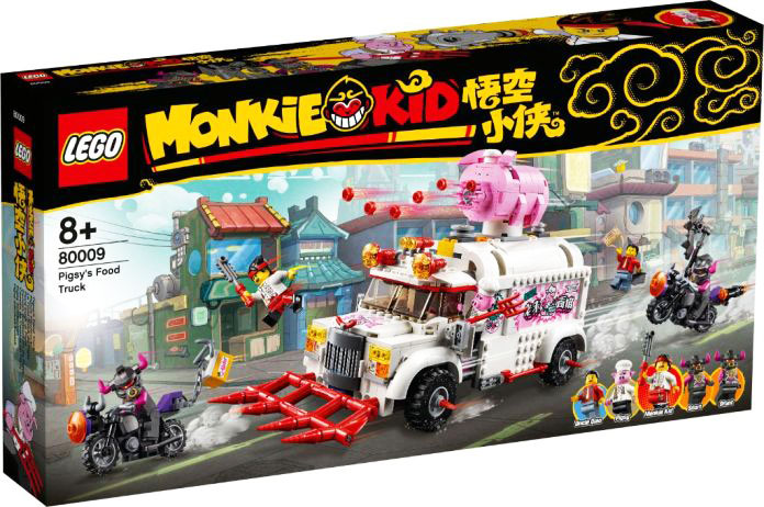 Pigsys food truck Lego collection Monkie Kid 80009