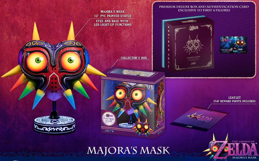Masque Zelda Majora mask edition collector limitee