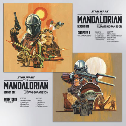 star wars mandalorian coffret collector 8 vinyles LP edition