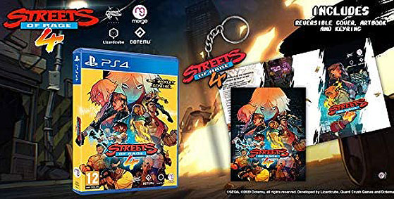 Street of rage 4 ps4 editio nday one porte cle 2020