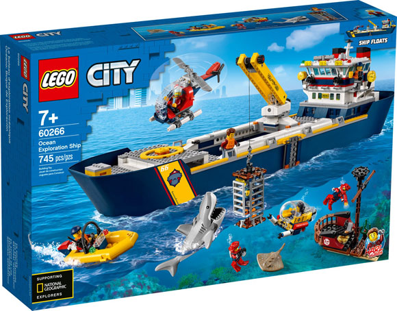 Lego bateau exploration oceanique 60266