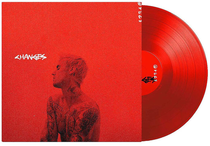 Changes Justin Bieber nouvel album Vinyle LP colore rouge red edition