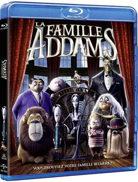 La famille addams Blu ray DVD 2020 film animation dessin anime