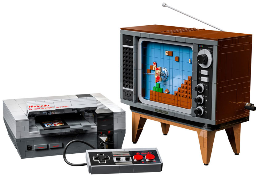 Console Lego Nintendo NES TV tele collection 2020