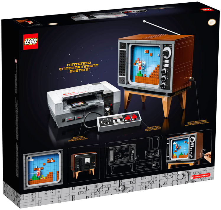 Lego 71374 Console et tv nintendo entertainement System NES
