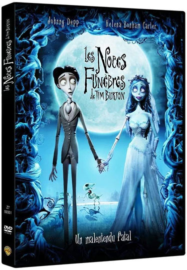 Les noces funebre de Tim Burton Blu ray DVD