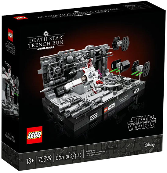Lego star wars 75329 death star trench run collection 2022