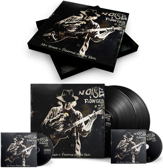 neil young noise flowers live edition collector deluxe CD blu ray Vinyle LP 2LP