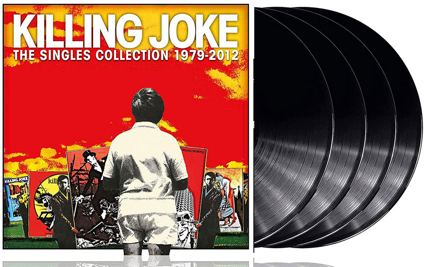 Killing Joke Singles Collection Coffret 4 Vinyle LP edition