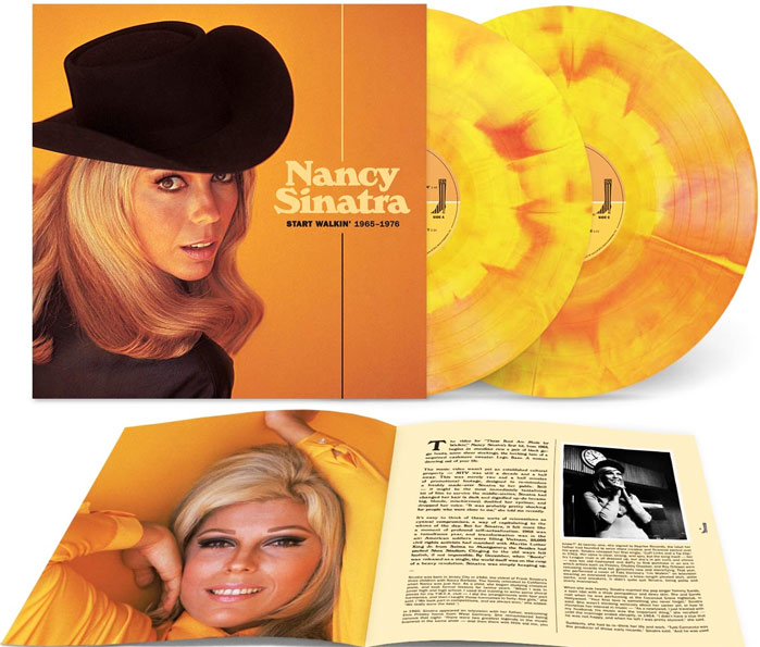 Nancy sinatra coffret vinyle lp start Walkin edition colore color vinyl