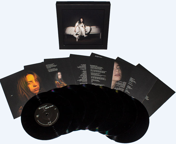 billie eilish coffret collector 7 vinyl Maxi