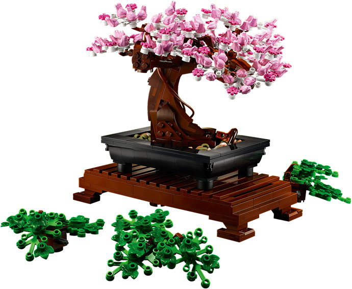 bonsai fleur Lego creator a construire