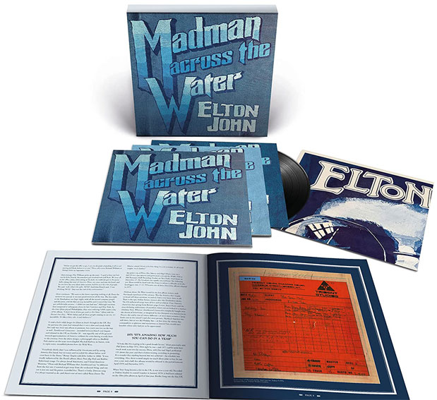 Elton john coffret box collector madman across the water 50th anniversary Deluxe edition Vinyl LP