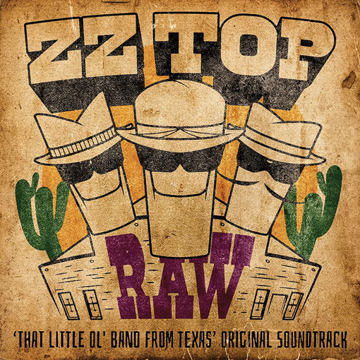 ZZ Top nouvel album Raw CD Vinyle LP eition limitee 2022