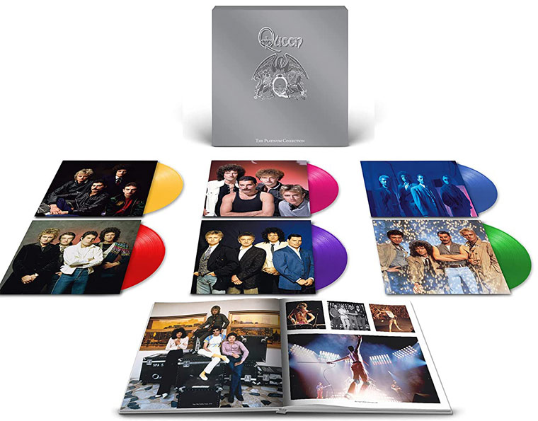 Coffret 6 vinyles couleur – Tirage limité The Platinum Collection 