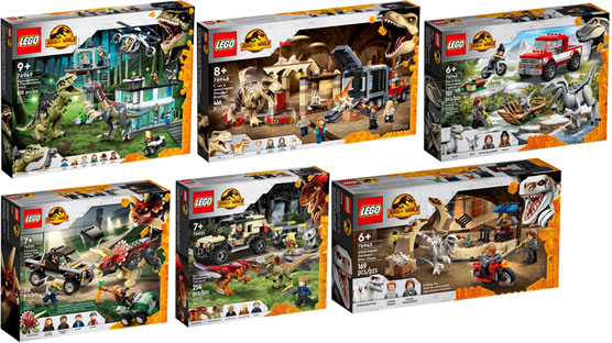 nouvelle collection jurassic World dominion