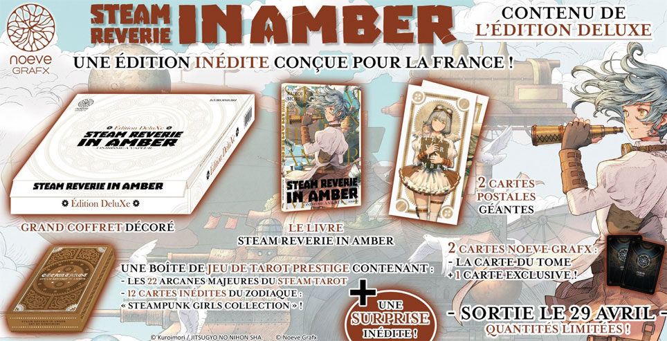 steam reverie in amber manga artbook edition deluxe limitee