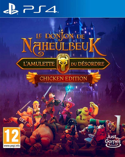 Le jeu video donjon de naheulbeuk sur PS4 Playstation 4 chicken edition
