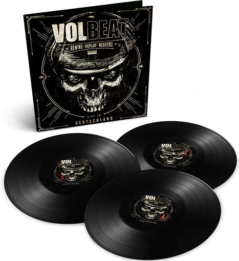 Volbeat album live vinyle lp edition 3LP