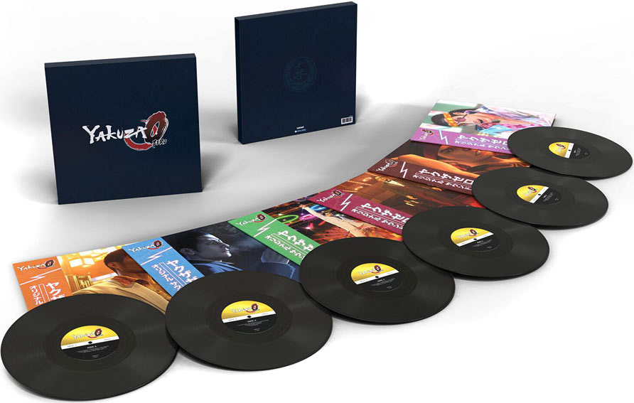 Yakuza 0 Bande originale Vinyle LP Coffret box 6 vinyles LP