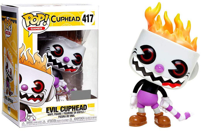 evil cuphead figure funko pop collection