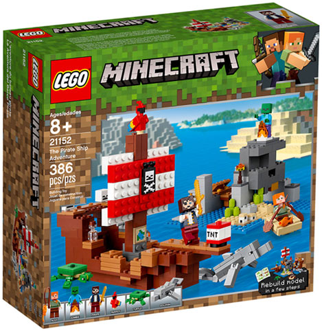 Lego pirate minecraft 21152 collection 2020 achat