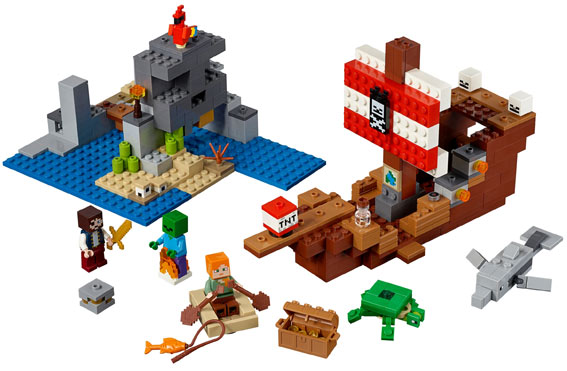 lego pirate minecraft bateau collection achat