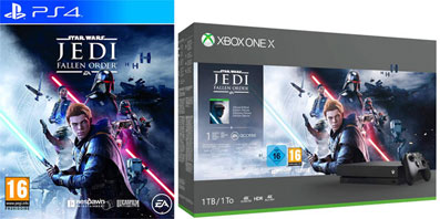 0 jeux Jedi PS4 Xbox collector