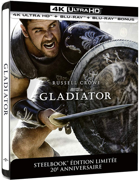 Gladiator steelbook 4k 2020