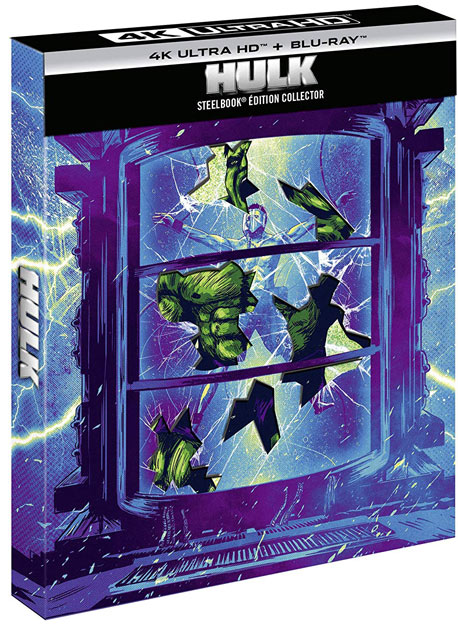 Steelbook collector Hulk Blu ray 4K Ultra HD